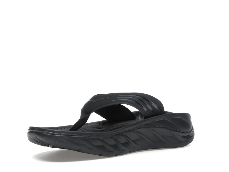 Hoka One One Ora Recovery Flip Black Dark Gull Grey