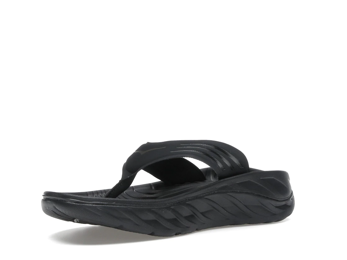 Hoka One One Ora Recovery Flip Black Dark Gull Grey