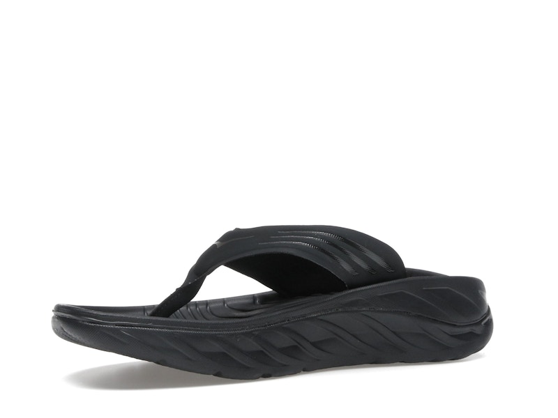 Hoka One One Ora Recovery Flip Black Dark Gull Grey