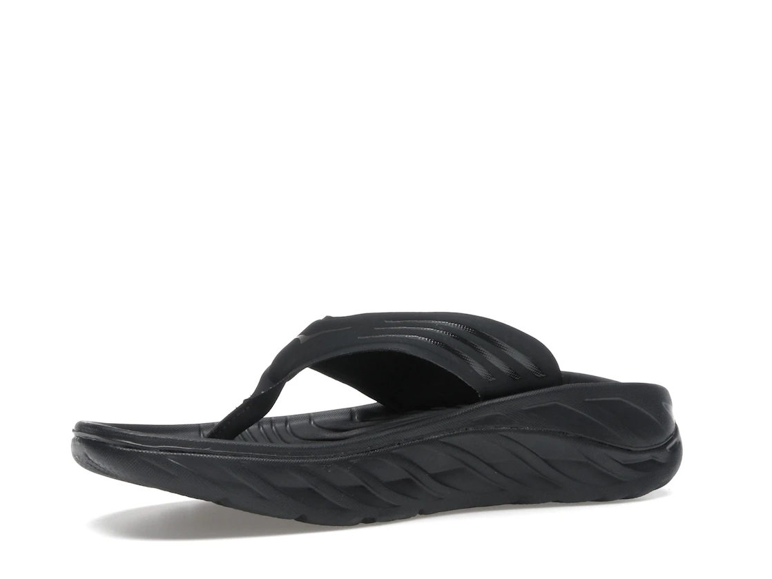 Hoka One One Ora Recovery Flip Black Dark Gull Grey