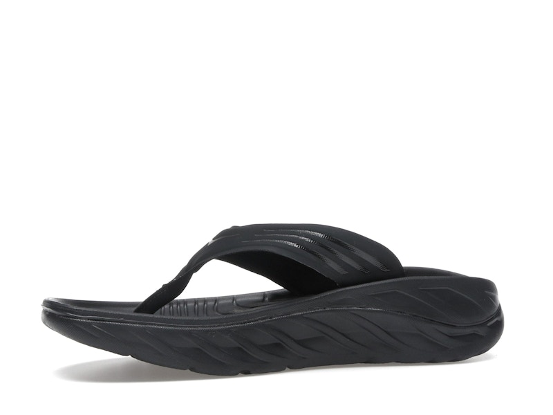 Hoka One One Ora Recovery Flip Black Dark Gull Grey