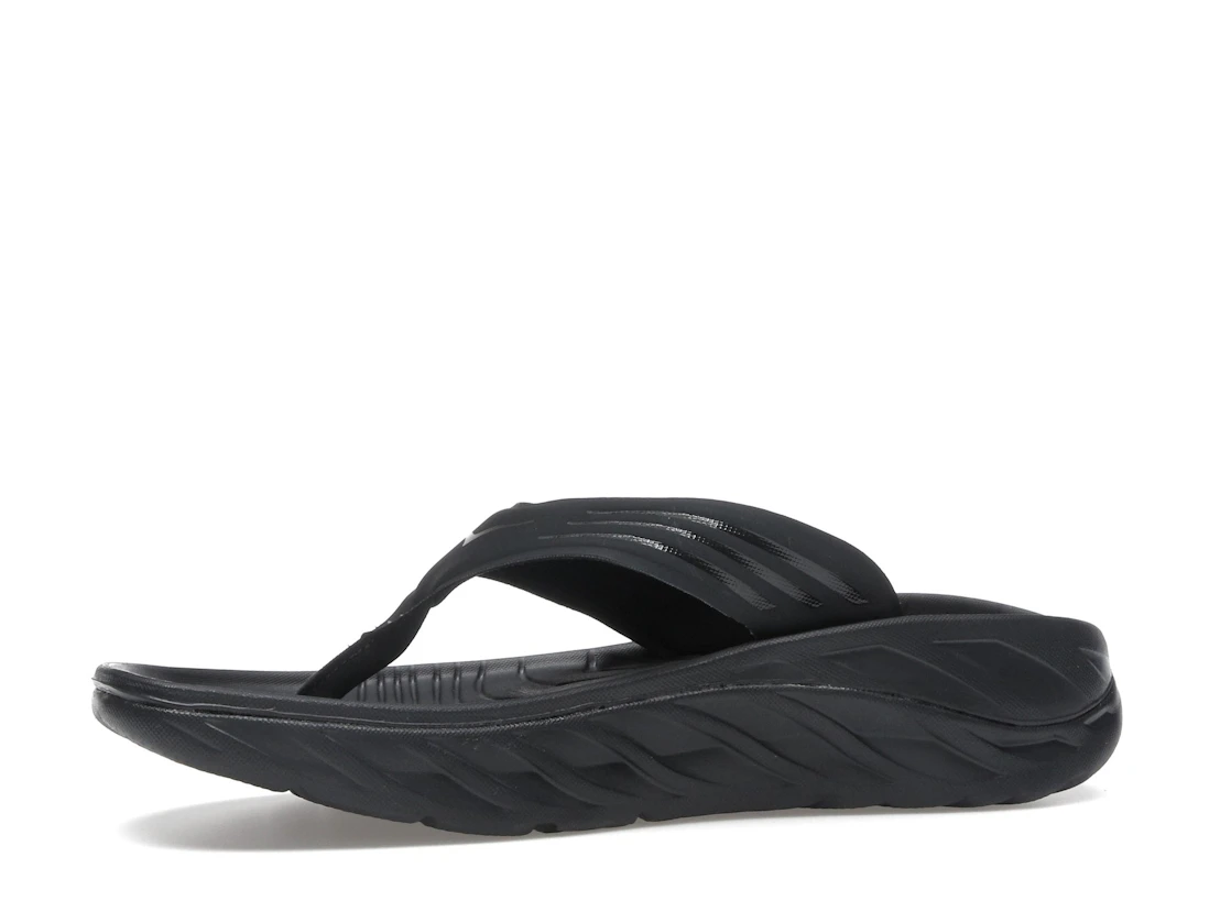 Hoka One One Ora Recovery Flip Black Dark Gull Grey