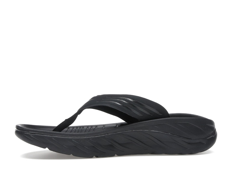 Hoka One One Ora Recovery Flip Black Dark Gull Grey