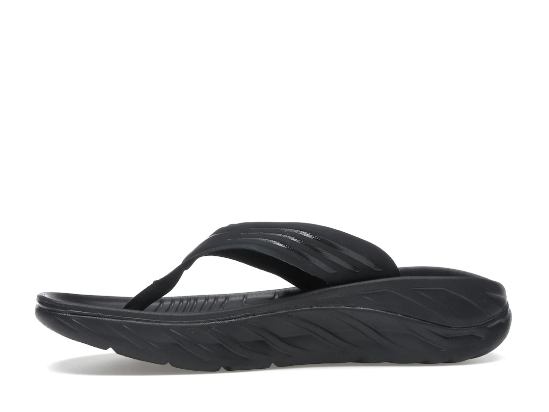 Hoka One One Ora Recovery Flip Black Dark Gull Grey