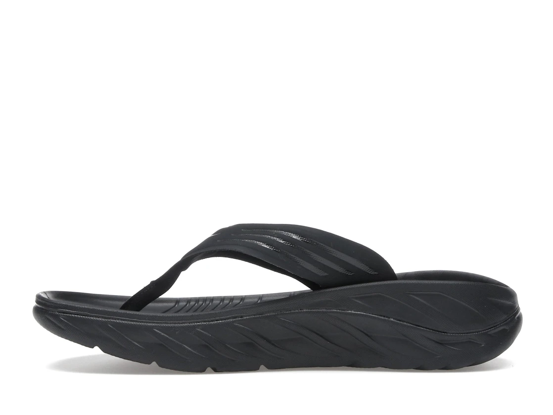 Hoka One One Ora Recovery Flip Black Dark Gull Grey