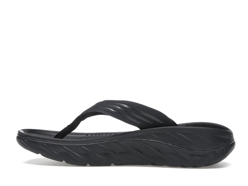Hoka One One Ora Recovery Flip Black Dark Gull Grey