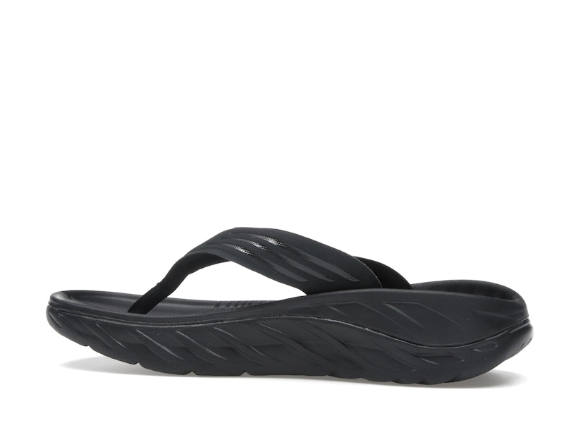 Hoka One One Ora Recovery Flip Black Dark Gull Grey