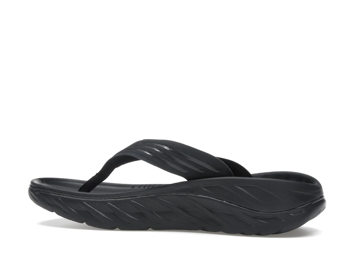 Hoka One One Ora Recovery Flip Black Dark Gull Grey
