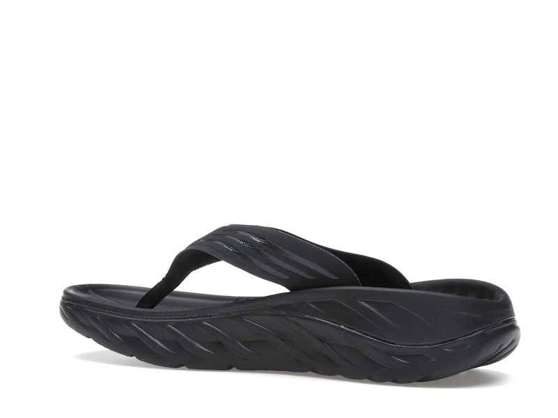 Hoka One One Ora Recovery Flip Black Dark Gull Grey