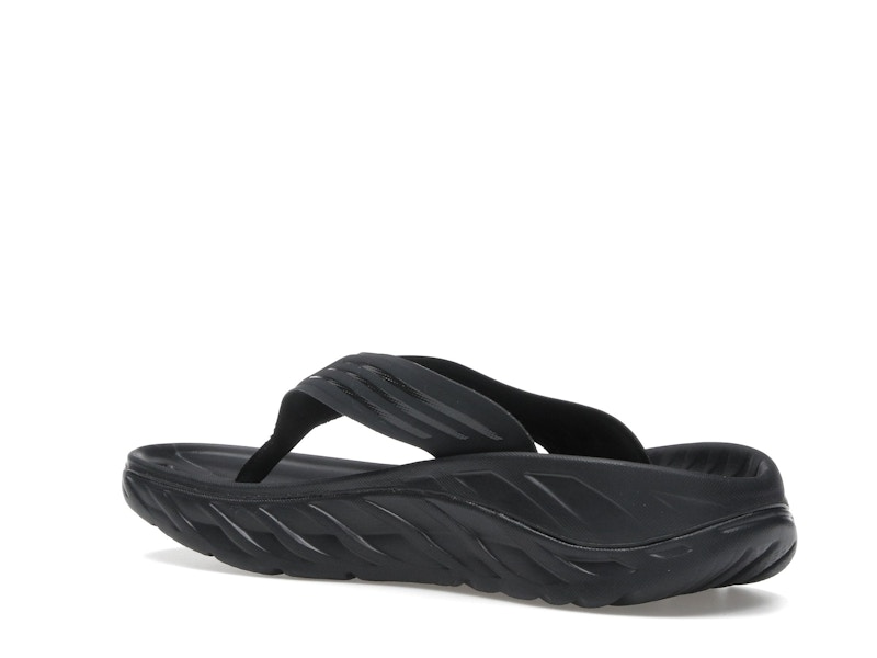 Hoka One One Ora Recovery Flip Black Dark Gull Grey