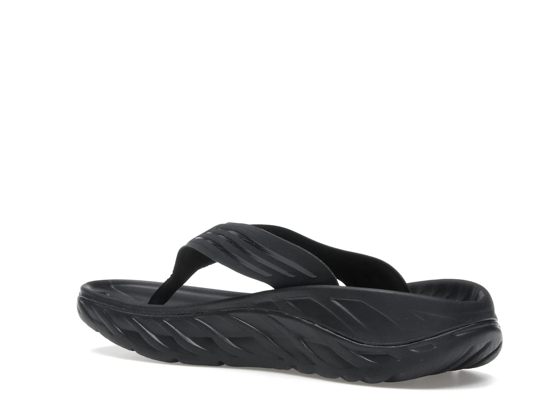 Hoka One One Ora Recovery Flip Black Dark Gull Grey