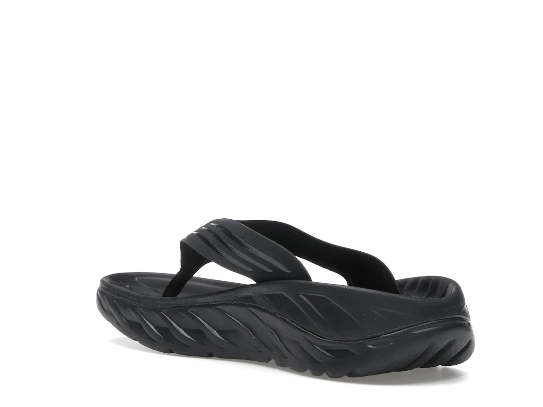 Hoka One One Ora Recovery Flip Black Dark Gull Grey