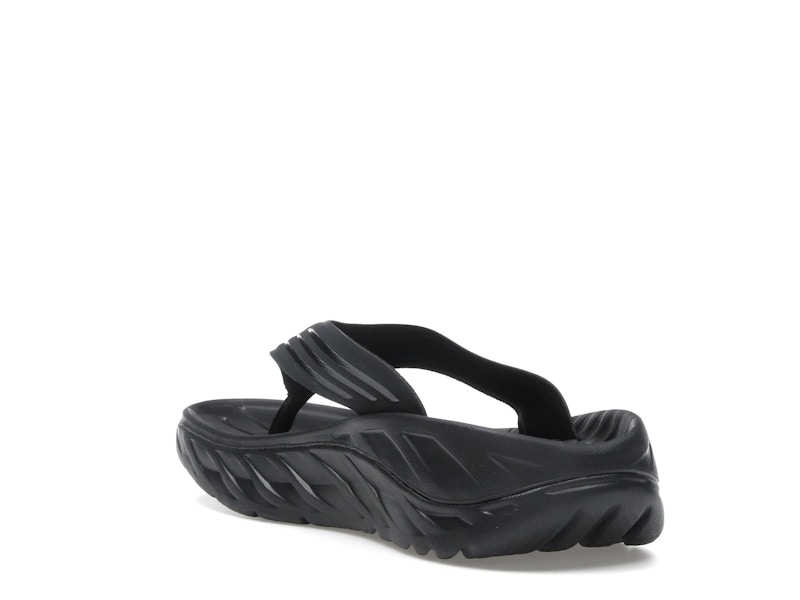 Hoka One One Ora Recovery Flip Black Dark Gull Grey