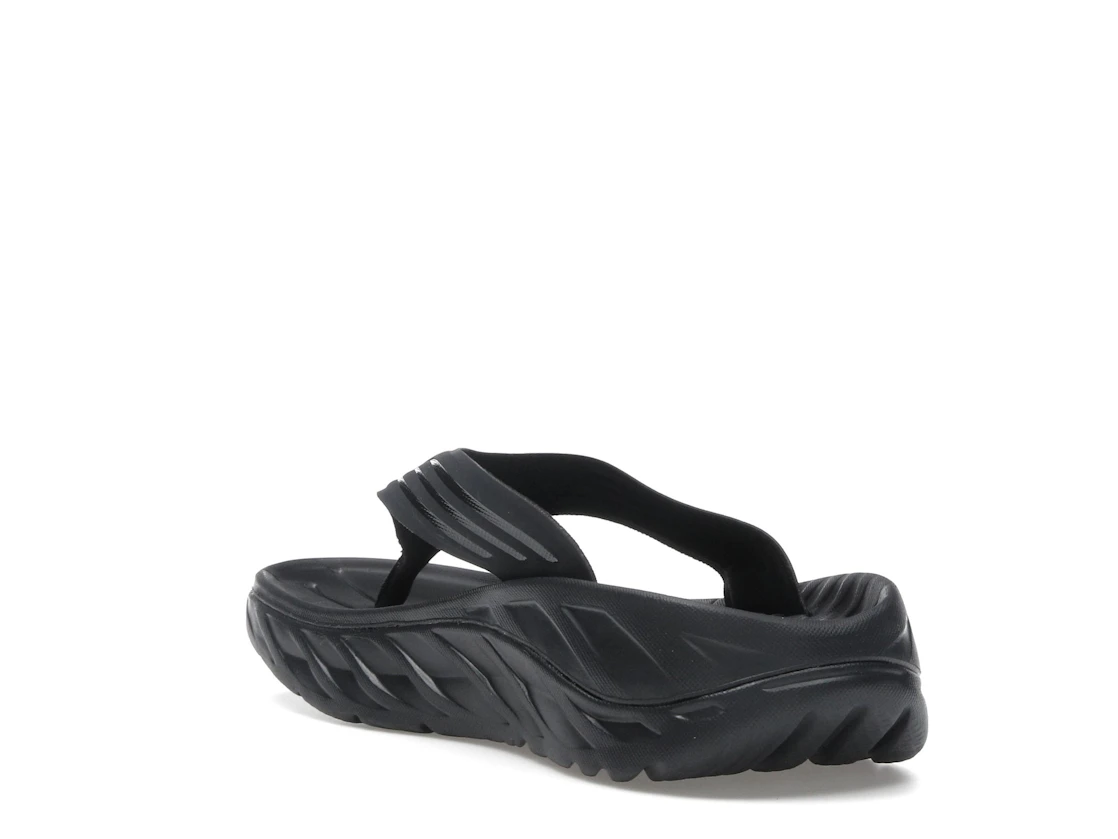 Hoka One One Ora Recovery Flip Black Dark Gull Grey