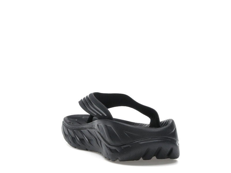 Hoka One One Ora Recovery Flip Black Dark Gull Grey