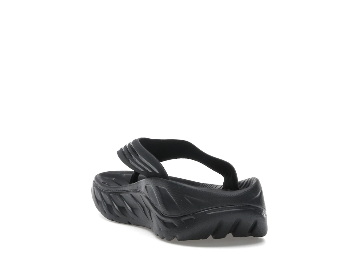 Hoka One One Ora Recovery Flip Black Dark Gull Grey