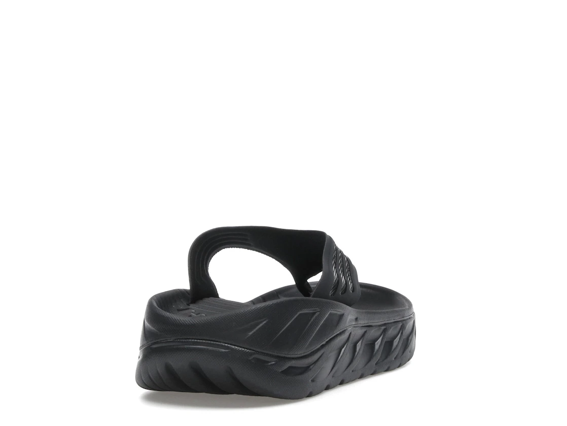 Hoka One One Ora Recovery Flip Black Dark Gull Grey