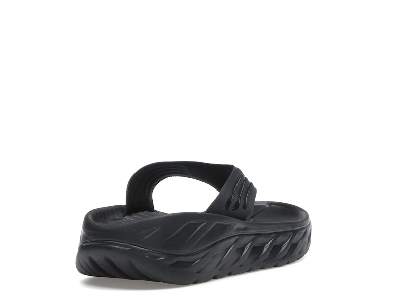 Hoka One One Ora Recovery Flip Black Dark Gull Grey