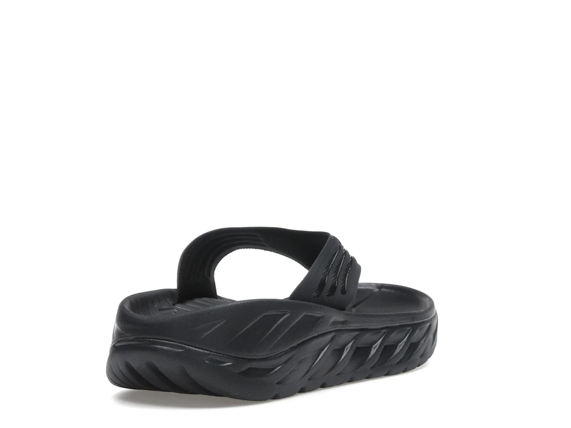 Hoka One One Ora Recovery Flip Black Dark Gull Grey