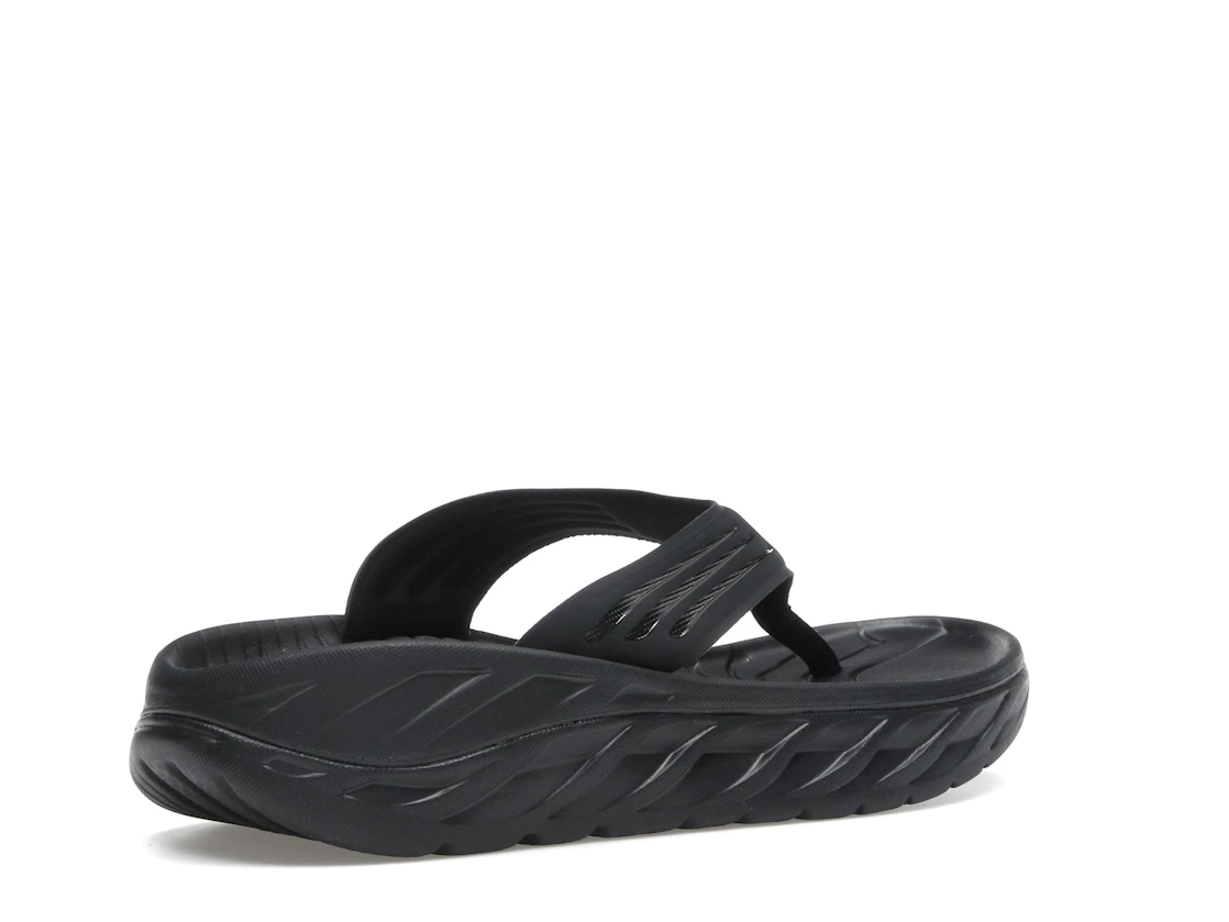 Hoka One One Ora Recovery Flip Black Dark Gull Grey