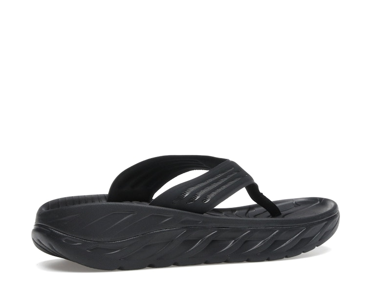 Hoka One One Ora Recovery Flip Black Dark Gull Grey