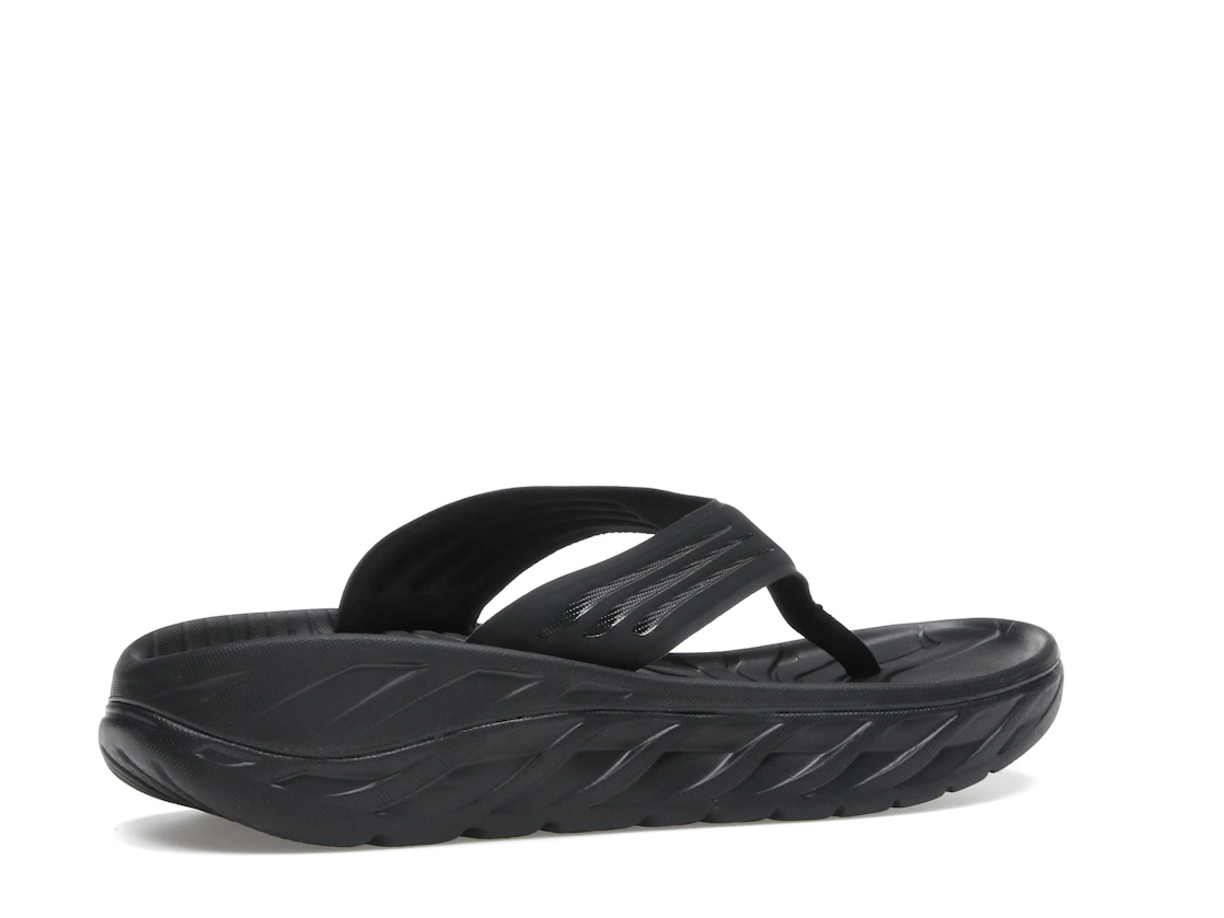 Hoka One One Ora Recovery Flip Black Dark Gull Grey