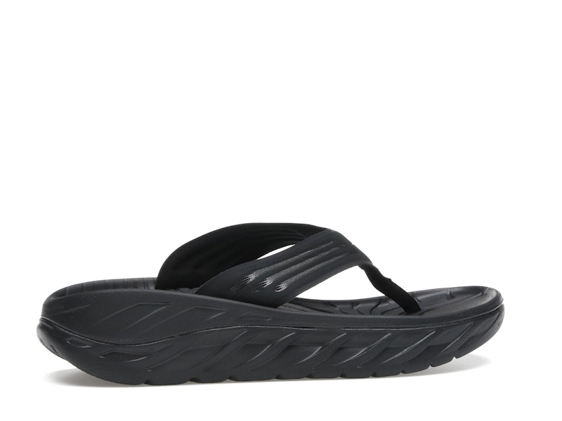 Hoka One One Ora Recovery Flip Black Dark Gull Grey