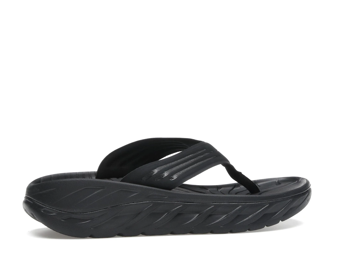 Hoka One One Ora Recovery Flip Black Dark Gull Grey