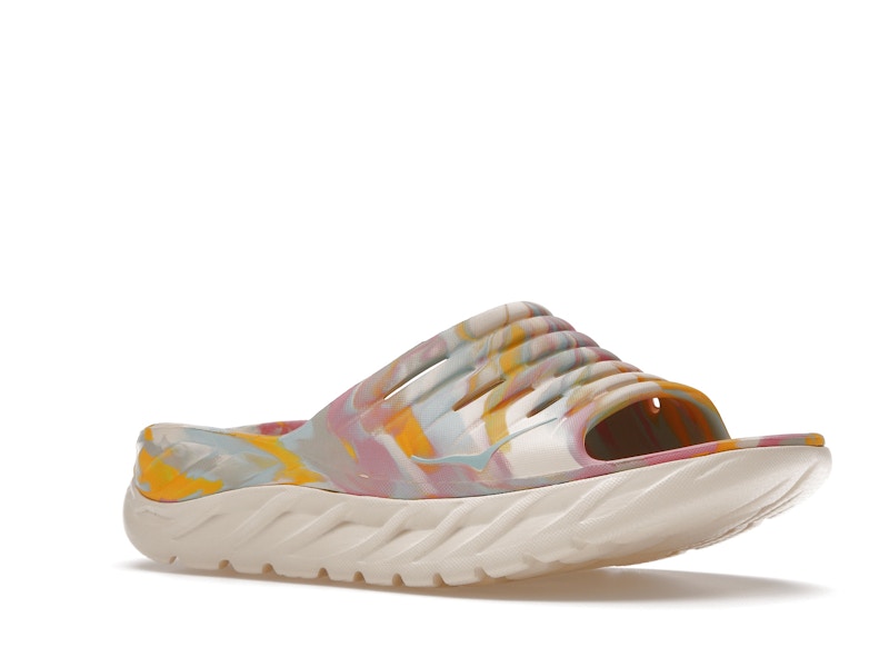 Hoka One One Ora Recovery Slide Free People Movement Luna Marbled