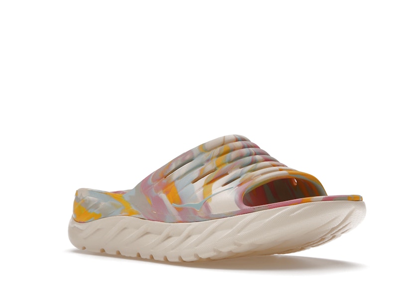 Hoka One One Ora Recovery Slide Free People Movement Luna Marbled