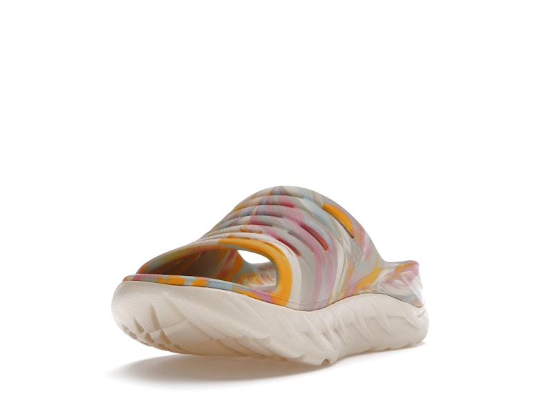 Hoka One One Ora Recovery Slide Free People Movement Luna Marbled