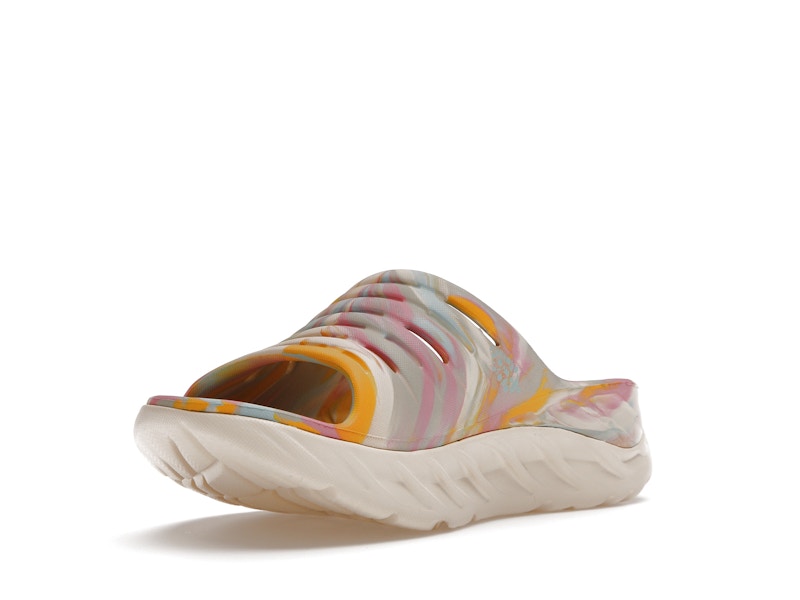 Hoka One One Ora Recovery Slide Free People Movement Luna Marbled