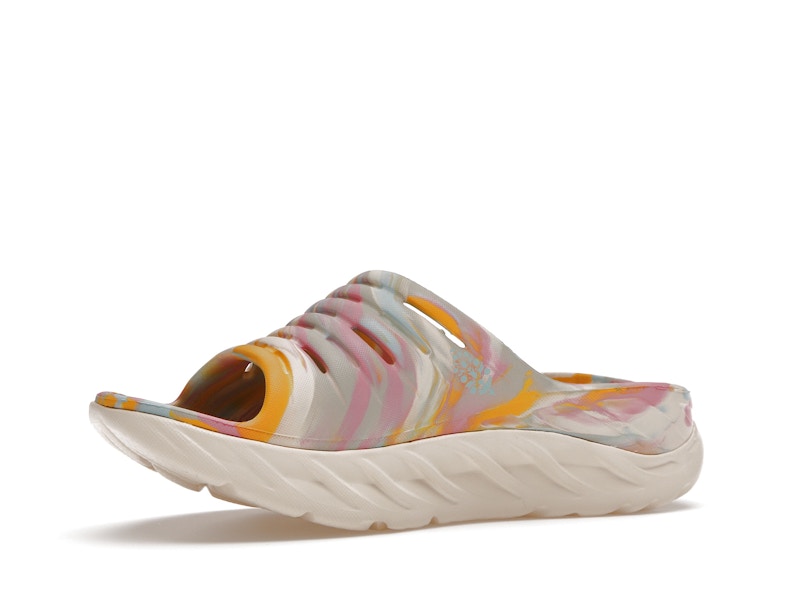 Hoka One One Ora Recovery Slide Free People Movement Luna Marbled