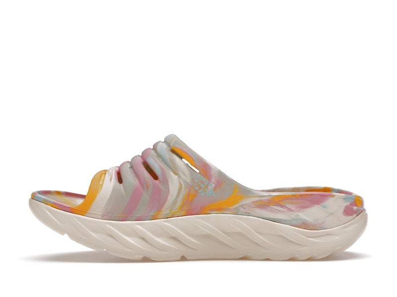 Hoka One One Ora Recovery Slide Free People Movement Luna Marbled