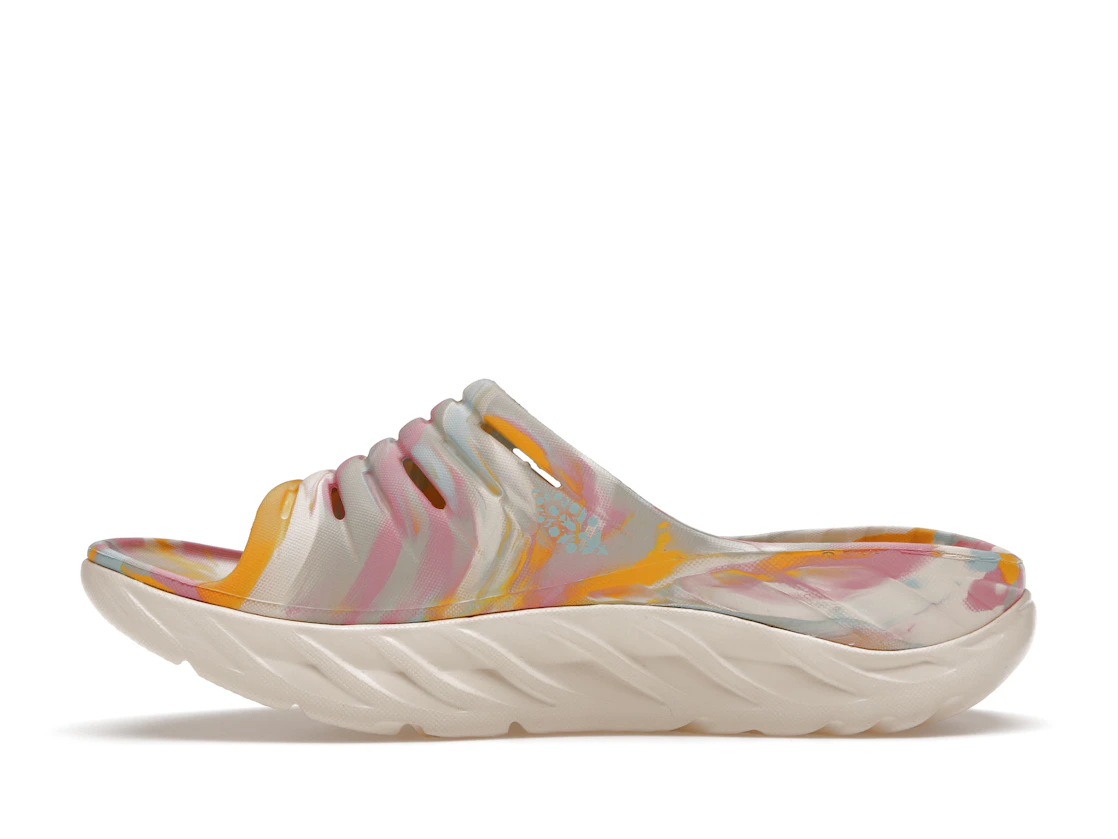 Hoka One One Ora Recovery Slide Free People Movement Luna Marbled