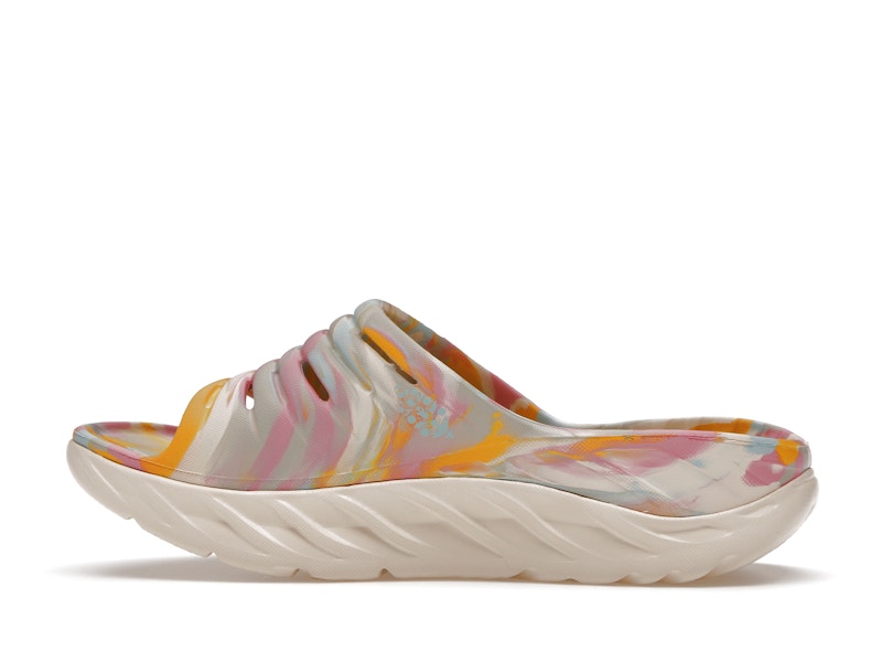 Hoka One One Ora Recovery Slide Free People Movement Luna Marbled
