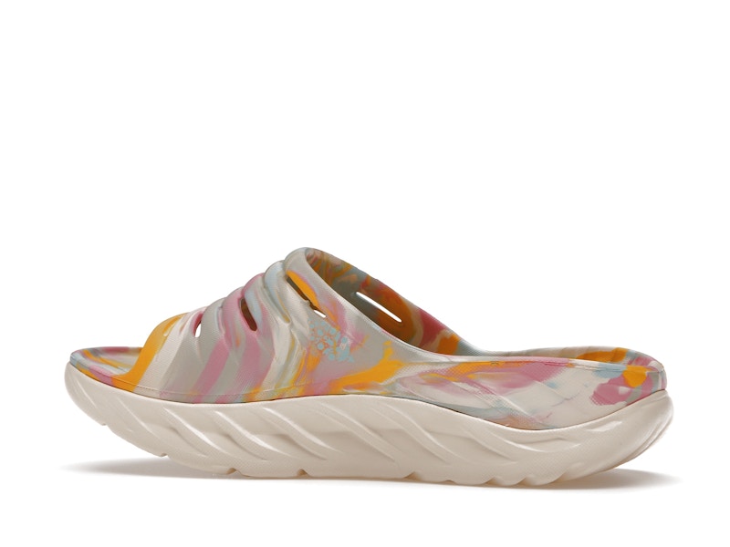 Hoka One One Ora Recovery Slide Free People Movement Luna Marbled
