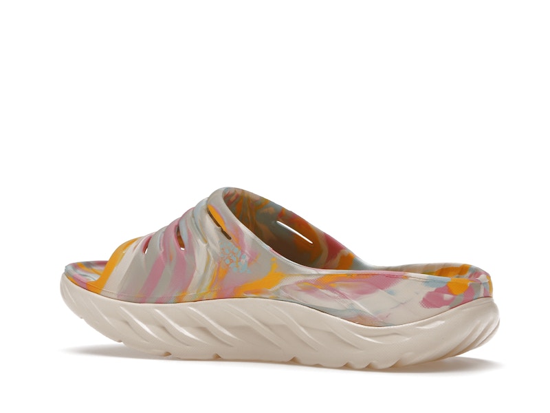 Hoka One One Ora Recovery Slide Free People Movement Luna Marbled