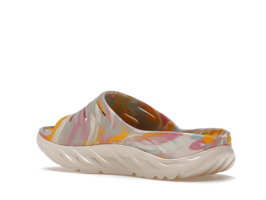 Hoka One One Ora Recovery Slide Free People Movement Luna Marbled