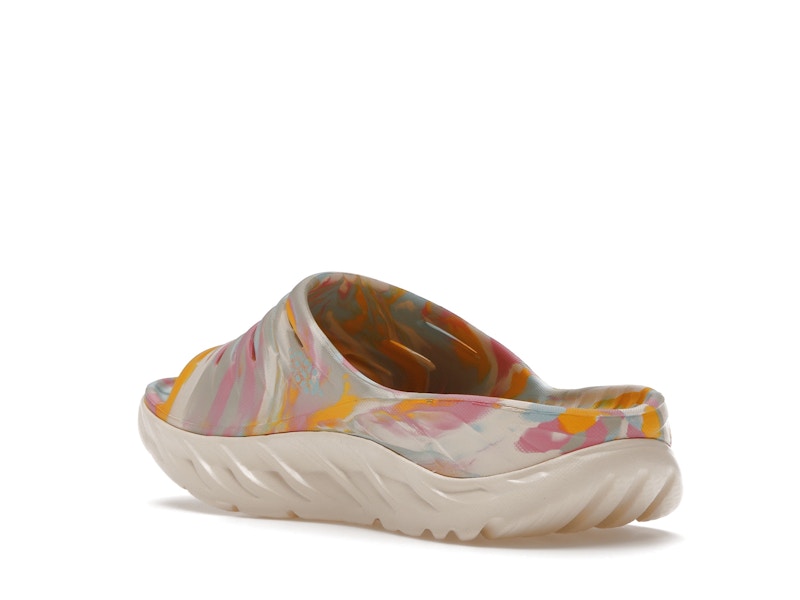 Hoka One One Ora Recovery Slide Free People Movement Luna Marbled