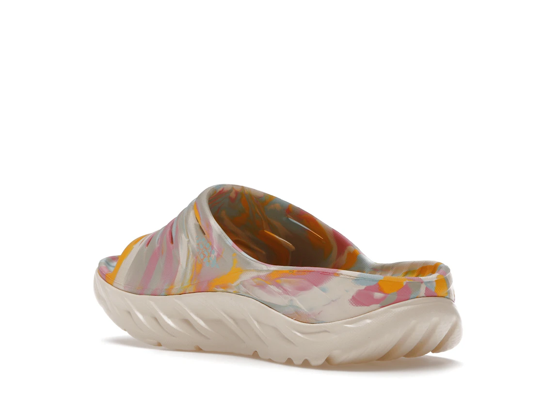 Hoka One One Ora Recovery Slide Free People Movement Luna Marbled