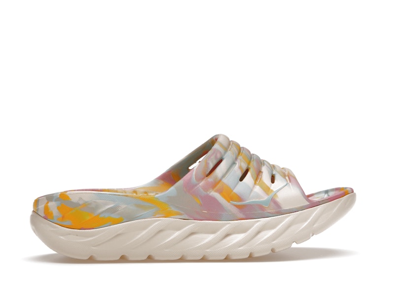 Hoka One One Ora Recovery Slide Free People Movement Luna Marbled