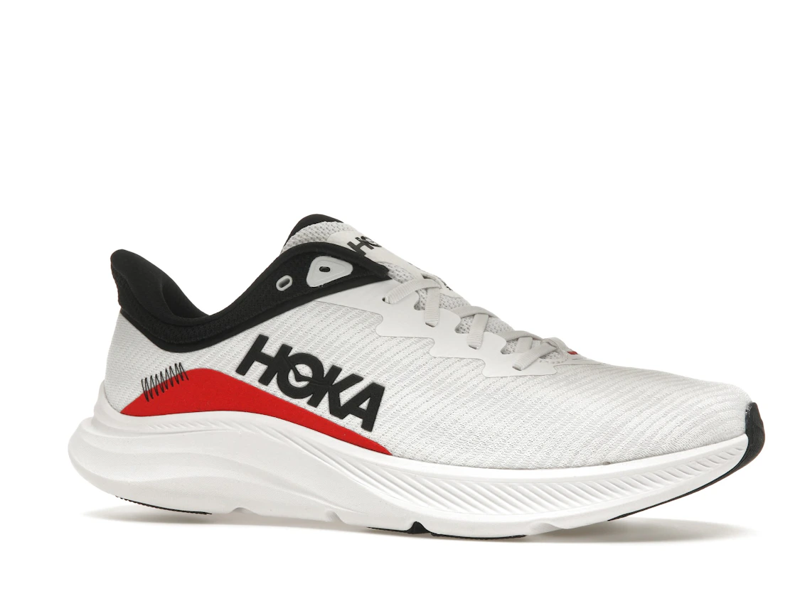 Hoka One One Solimar White Cosmic Grey Red