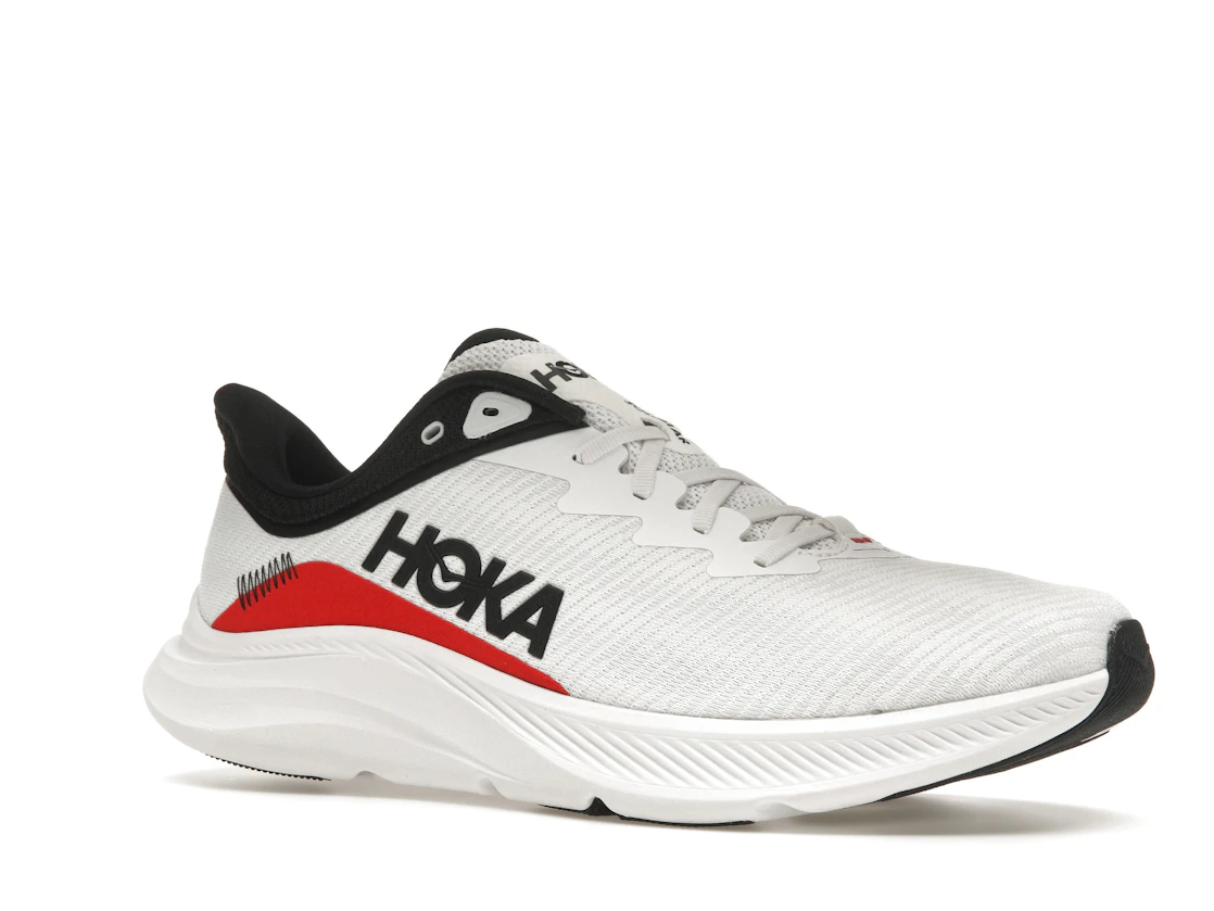 Hoka One One Solimar White Cosmic Grey Red