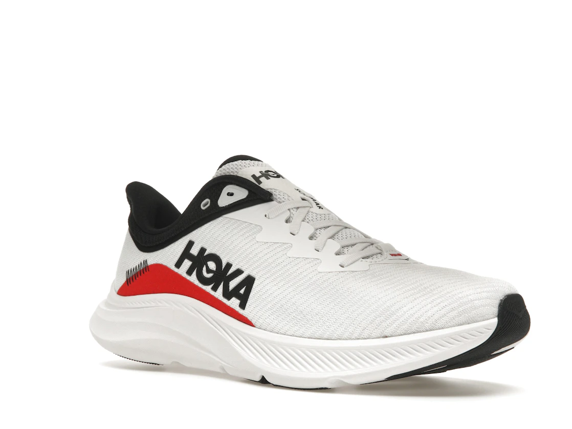 Hoka One One Solimar White Cosmic Grey Red