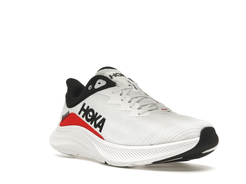 Hoka One One Solimar White Cosmic Grey Red