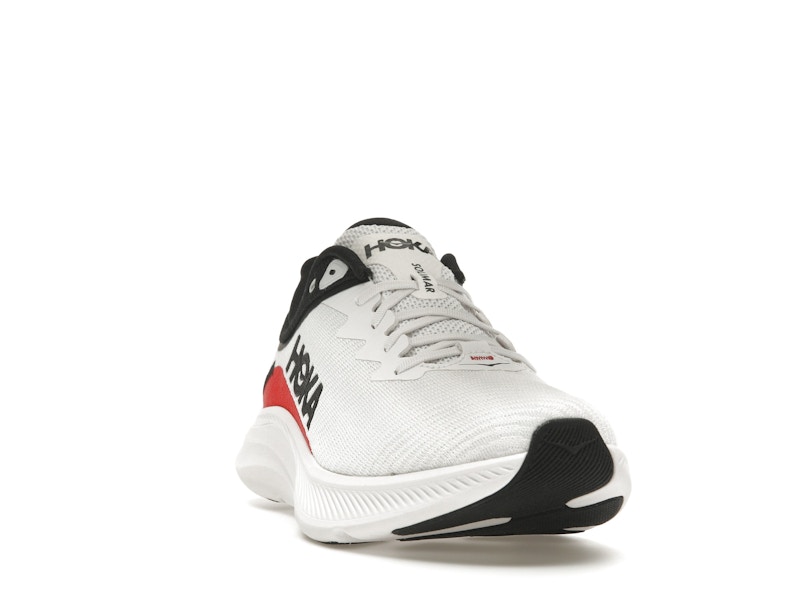 Hoka One One Solimar White Cosmic Grey Red