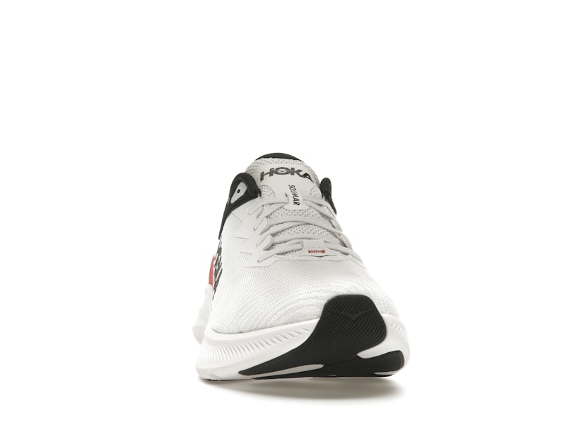 Hoka One One Solimar White Cosmic Grey Red