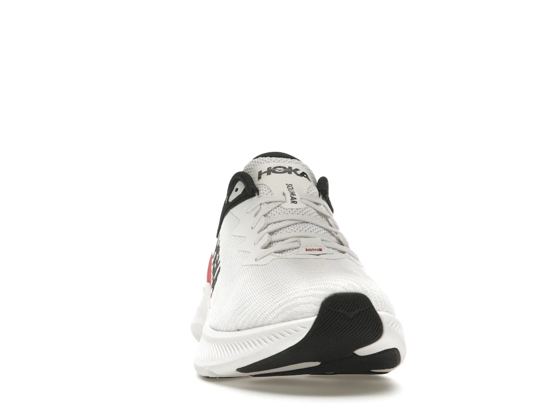 Hoka One One Solimar White Cosmic Grey Red