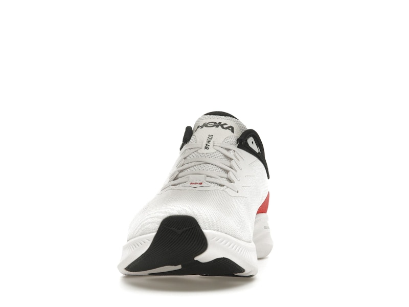 Hoka One One Solimar White Cosmic Grey Red